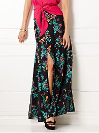 eva mendes maxi skirt