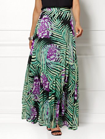 eva mendes maxi skirt