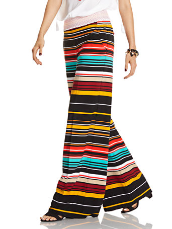 palazzo pants with side stripe