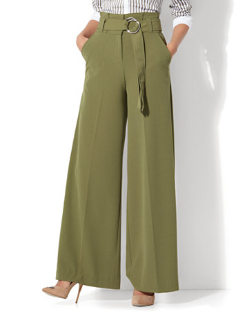 paperbag waist palazzo pants