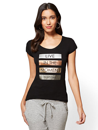 live in the moment shirt brand