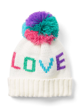 Love Pom Pom Hat