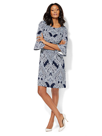 Ny C 69 95 Bell Sleeve Shift 180