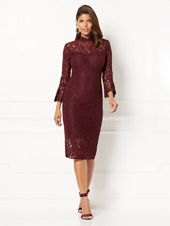 lace sheath dress