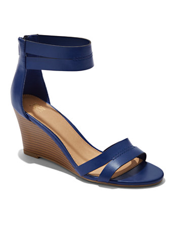 Ankle-Strap Wedge Sandal - New York & Company