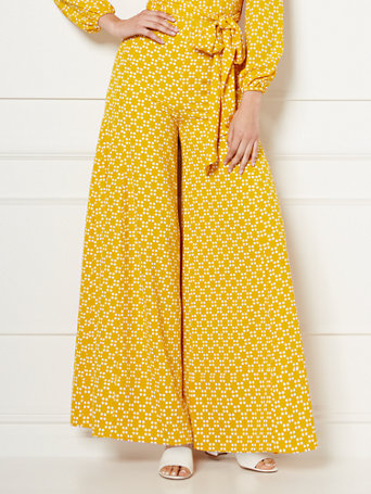 NY&Co Women's Charlotte Palazzo Pants - Eva Mendes Collection Golden Seal NY&Co Women's Charlotte Palazzo Pants - Eva Mendes Collection Golden Seal