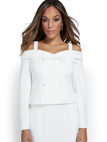 cold shoulder jacket