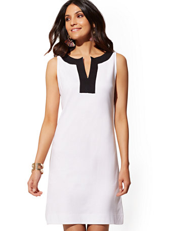 cotton shift dress