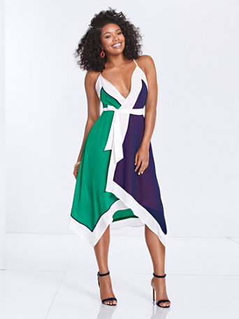 gabrielle wrap dress