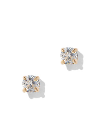 Cubic Zirconia Post Earring Shine like a diamond! Upgrade your look with sparkling style, thanks to our cubic zirconia post earrings.   **Overview**  >> Post backing. >> Mixed metal, CZ. >> Imported.