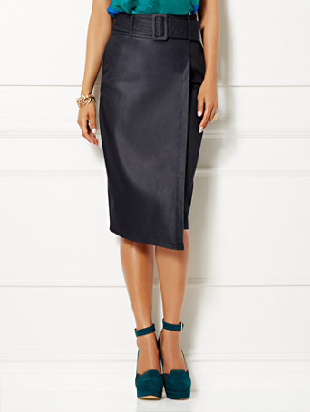 NY&C: Eva Mendes Collection - Frankie Wrap Skirt