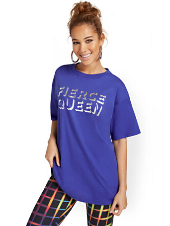 Fierce Queen Oversized Graphic Tee 