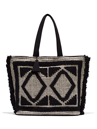 fringe tote bag