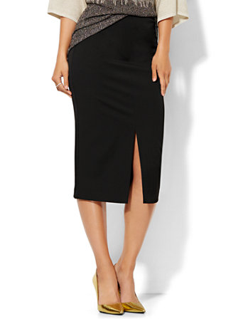 Front-Slit Pencil Skirt - SuperStretch | New York & Company