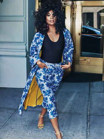 Gabrielle Union Collection Long Floral Kimono New York Company