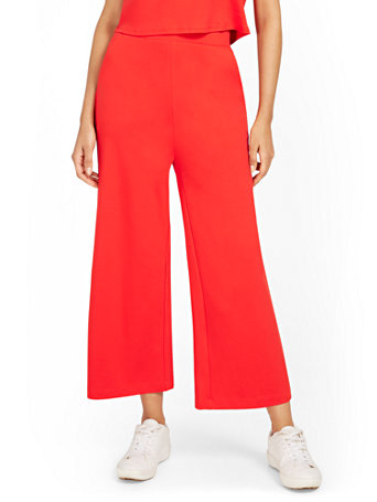 high waisted pull on pants