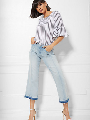 released hem crop jeans