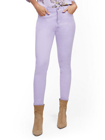 lilac skinny jeans