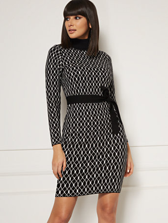 eva mendes sweater dress