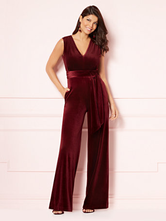 velvet jumpsuit
