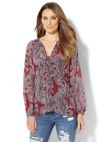 blouse paisley