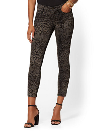 cheetah print jeans