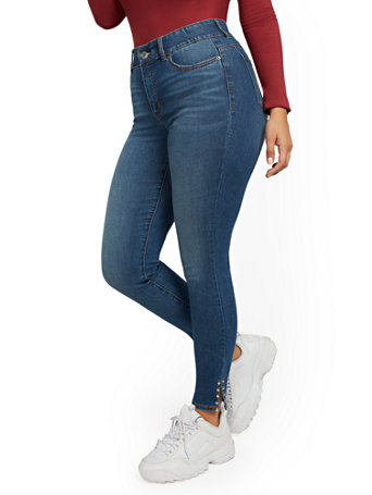 super skinny high waisted jeans