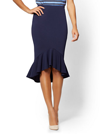 navy blue skirt