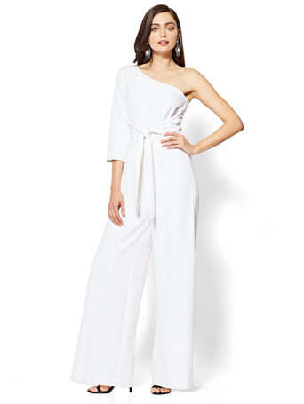 ny&co white jumpsuit