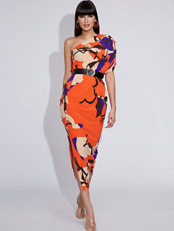 NY\u0026C: One-Shoulder Maxi Dress 