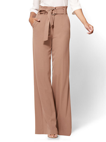 paperbag waist palazzo pants