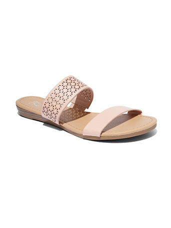 two band slide sandals