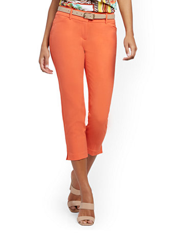 petite stretch capri pants