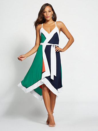 gabrielle wrap dress