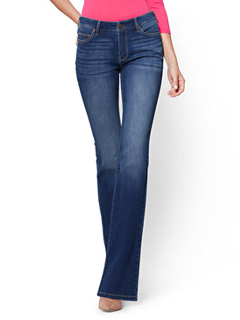 petite curvy bootcut jeans