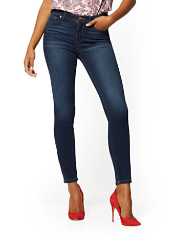 petite high waisted skinny jeans