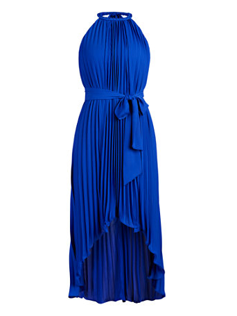 Pleated Halter Dress - Gabrielle Union Collection | New York & Company