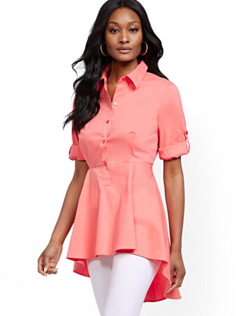 peplum tunic shirt