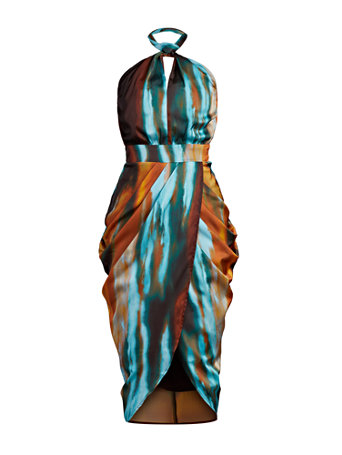 Print Halter Dress - Gabrielle Union Collection | New York & Company
