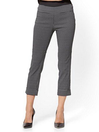 legging 7th pull avenue grid crop pant