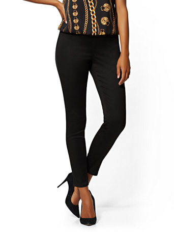 NY&Co Women's Pull-On Legging Pants - Black NY&Co Women's Pull-On Legging Pants - Black