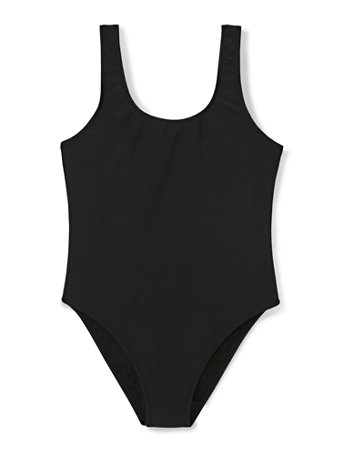 scoop back one piece swimsuit