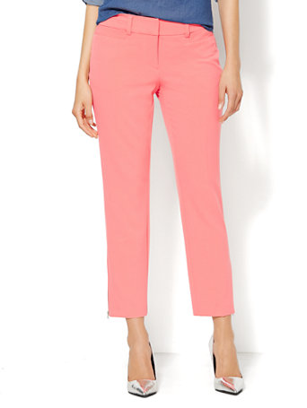 Slim Ankle Pant - Signature Fit - Solid 