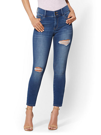 NY&C: Soho Jeans - NY&C Runway - Super Stretch - High-Waist Tall Curvy ...