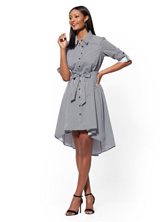 shirt flare dress