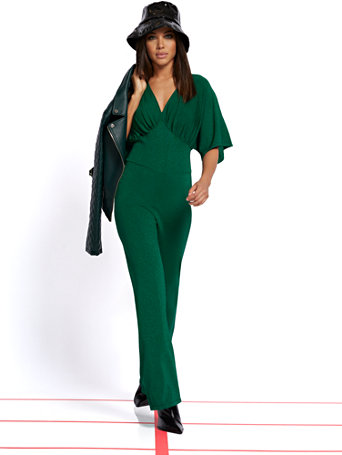 tall green jumpsuit