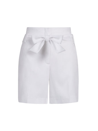 NY&Co Women's The Madie 6-Inch Tie-Waist Short White NY&Co Women's The Madie 6-Inch Tie-Waist Short White