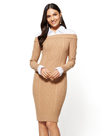 NY&C: Twofer Sweater Dress