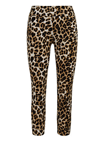 high waisted leopard pants