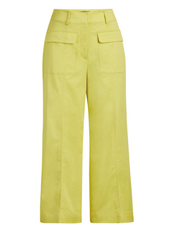 wide leg capri trousers